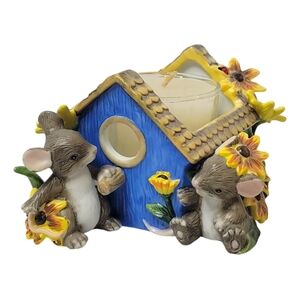 Spring Garden Votive Birdhouse 93/707 Fitz and Floyd